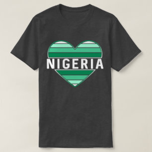 Ik hou van Nigeria, Nigeriaans hart T-shirt