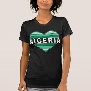 Ik hou van Nigeria, Nigeriaans hart T-shirt
