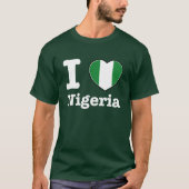 ik hou van nigeria t-shirt (Voorkant)