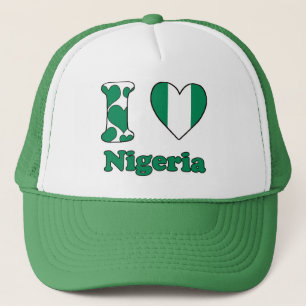 Ik hou van Nigeria Trucker Pet