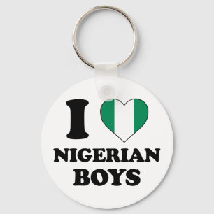 Ik hou van Nigeriaanse jongens Sleutelhanger