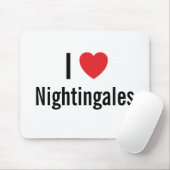 Ik hou van Nightingales Muismat (Met muis)