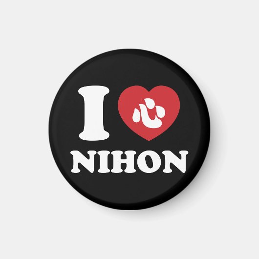 Ik hou van NIHON Magneet (Voorkant)