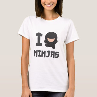 Ik hou van ninjas t-shirt