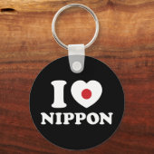 Ik hou van NIPPON-sleutelhanger Sleutelhanger (Voorkant)