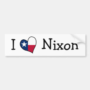 Ik hou van Nixon Bumpersticker