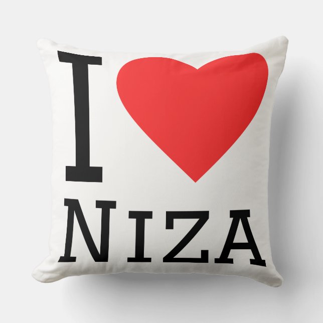 Ik hou van Niza Kussen (Voorkant)