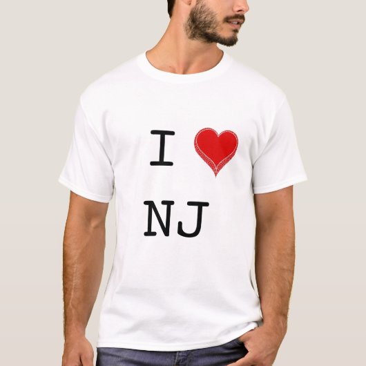 Ik hou van NJ T-shirt (Voorkant)
