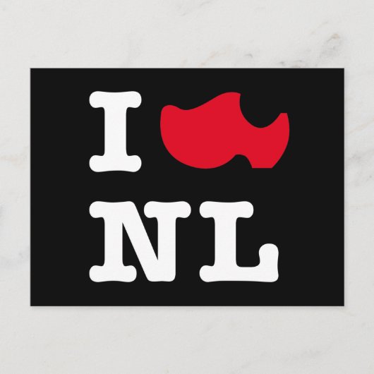 Ik hou van NL Briefkaart (Voorkant)