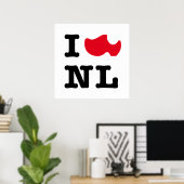 Ik hou van NL, ik hou van Holland Poster (Thuiskantoor)