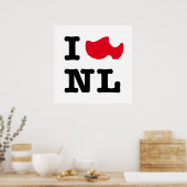 Ik hou van NL, ik hou van Holland Poster (Keuken)