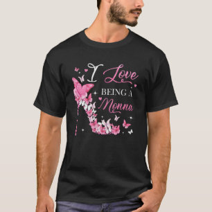 Ik hou van non-hiel-Butterflies moeder. T-shirt