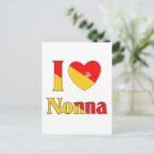 Ik hou van Nonna Briefkaart (Staand voorkant)