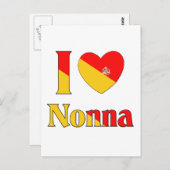 Ik hou van Nonna Briefkaart (Voorkant / Achterkant)