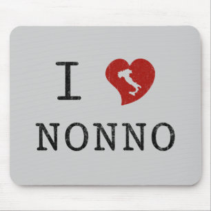 Ik hou van Nonno-muisvloer Muismat