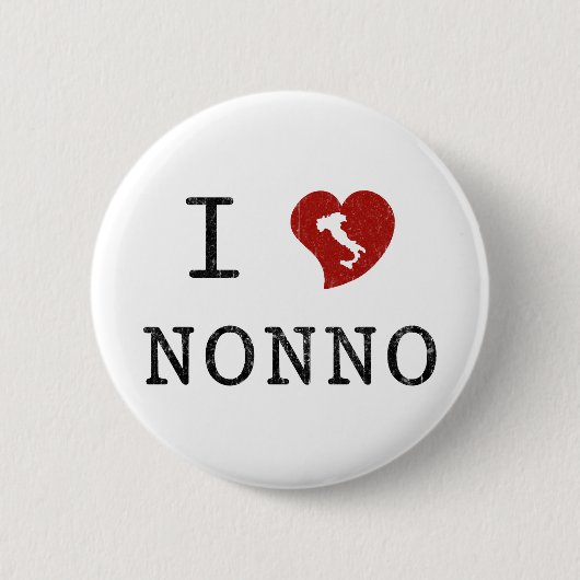 Ik hou van Nonno Ronde Button 5,7 Cm (Voorkant)