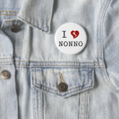 Ik hou van Nonno Ronde Button 5,7 Cm (In situ)