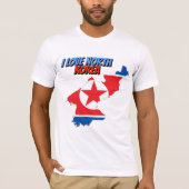 Ik hou van Noord-Korea T-shirt (Voorkant)