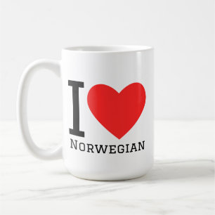 Ik hou van Noors  Koffiemok
