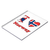 Ik hou van Noorwegen Notitieboek (Linkerzijde)