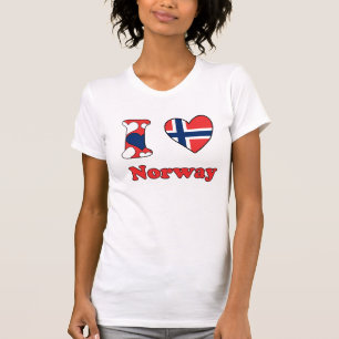 Ik hou van Noorwegen T-shirt