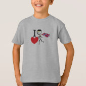Ik hou van Noorwegen T-shirt (Voorkant)