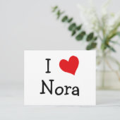 Ik hou van Nora Briefkaart (Staand voorkant)