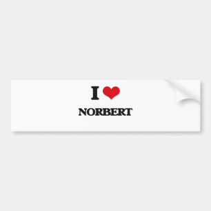 Ik hou van Norbert Bumpersticker