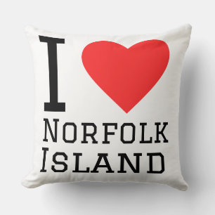 Ik hou van Norfolk Island Kussen