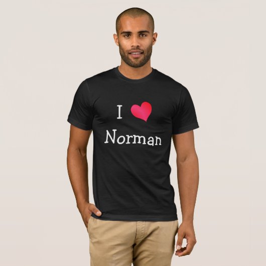 Ik hou van Norman T-shirt (Voorkant volledig)