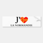 Ik hou van Normandië Bumpersticker (Voorkant)