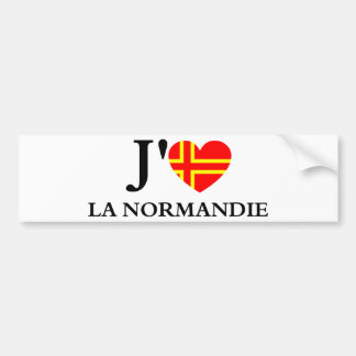 Ik hou van Normandië Bumpersticker