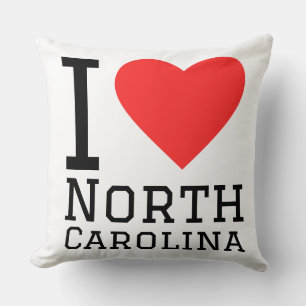 Ik hou van North Carolina Kussen