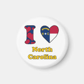 Ik hou van North Carolina Magneet (Voorkant)