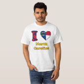 Ik hou van North Carolina T-shirt (Voorkant volledig)