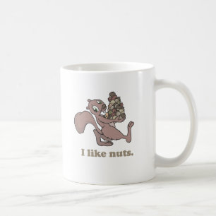 Ik hou van noten koffiemok