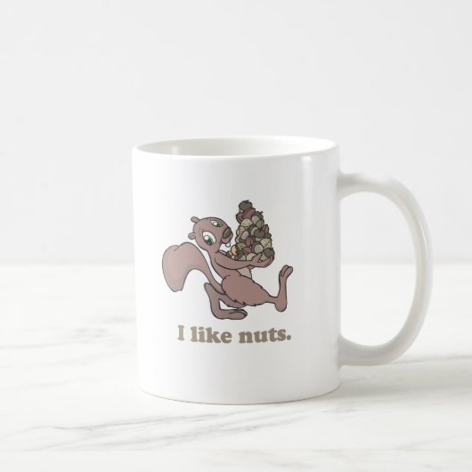 Ik hou van noten koffiemok (Rechts)