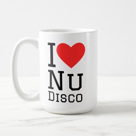 Ik hou van Nu disco Koffiemok (Links)