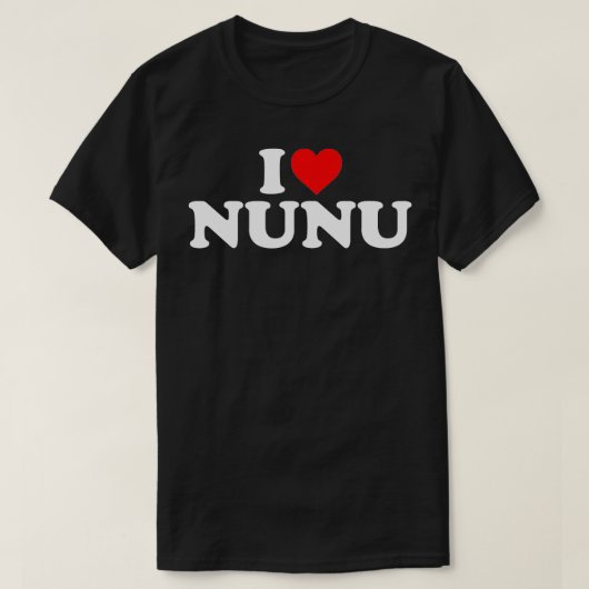 Ik hou van Nunu T-shirt (Design voorkant)