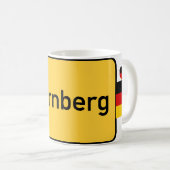 Ik hou van Nürnberg - Neurenberg Duitsland Koffiemok (Voorkant rechts)