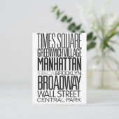 Ik hou van NY Briefkaart (Staand voorkant)