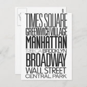 Ik hou van NY Briefkaart (Voorkant / Achterkant)