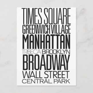 Ik hou van NY Briefkaart