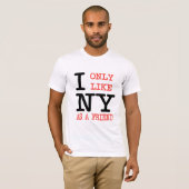 Ik hou van NY T-shirt (Voorkant volledig)