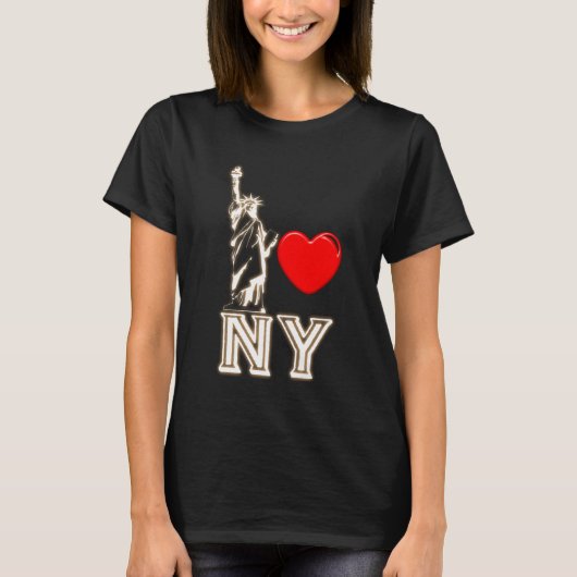 Ik hou van NY T-shirt (Voorkant)
