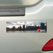 Ik hou van NYC Bumpersticker (Op auto)
