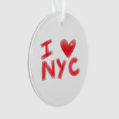 Ik hou van NYC Classic Ornament (voorkant)