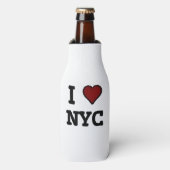 Ik hou van NYC hart Flesjeskoeler (Fles Voorkant)