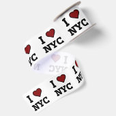 Ik hou van NYC hart Satijnen Lint (Achterkant)