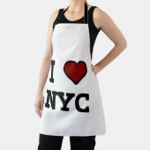 Ik hou van NYC hart Schort (Insitu)